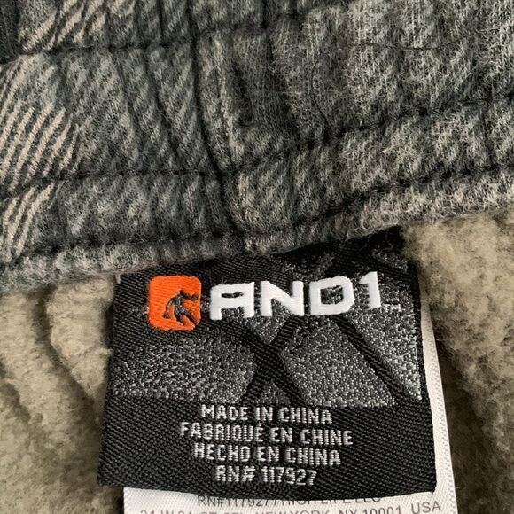 AND1 Cropped Camo Boys Authentic Pants Size M (boy) - Picture 9 of 14